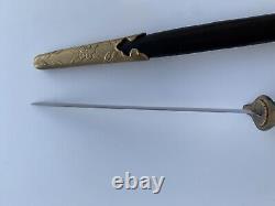 Japanese Japan WW2 Navy Officer's Dagger Tanto Fighting Knife with Scabbard