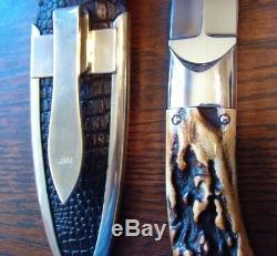 Jim Ence Custom Gambler Dagger Dirk Fighter Knive Stiletto Knife Stunning