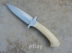 Jim Ence Handmade Fighting Boot Knife Dagger. Warenski Influence Original Sheath