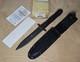 John Ek Commando Ka-bar Dagger Knife Fixed Blade With Box And Sheath Ek44 Ch22