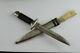 K98 German Knife Fighting Dagger Mauser Remake With Scabbard Bulgarian Army Rare