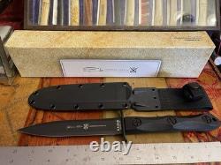 Kabar John EK Commando Dagger Knife Fixed Blade Full Tang 1095 Crovan EK44 USA
