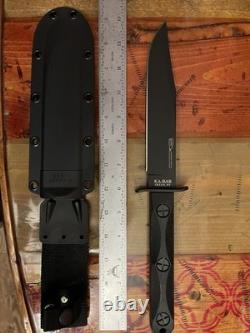 Kabar John EK Commando Dagger Knife Fixed Blade Full Tang 1095 Crovan EK45 USA