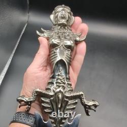 Kit Rae Medusa Dagger KR1 United Cutlery Fantasy Knife Plaque PRISTINE UCC 2000