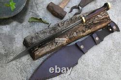 LEAF DAGGER/14 inches long Blade large knife/hunting /tactical/survival knife