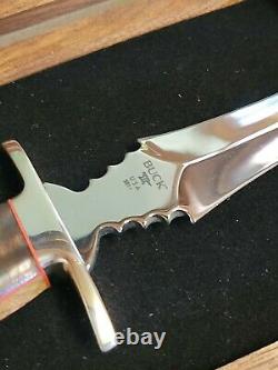 LIMITED EDITION BUCK KNIFE 981 DAGGER 200 made maple burl mirror