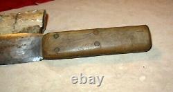 Large Primitive Fighting Dagger Knife-Pre Civil War Western-Mountain Man-Rare