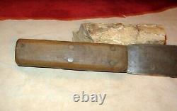 Large Primitive Fighting Dagger Knife-Pre Civil War Western-Mountain Man-Rare