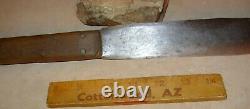 Large Primitive Fighting Dagger Knife-Pre Civil War Western-Mountain Man-Rare