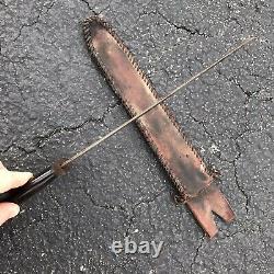 Large wwii theater made fixed blade trench art fighting knife dagger sword