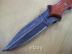 Limited Edition Buck Knife 970 Damascus Dagger Mint Gem Nos 2001 #104/1000