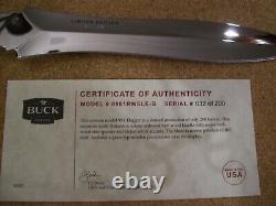 Limited Edition Buck Knife Custom 981 Dagger #032/200 Mint Gem Beauty