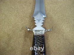 Limited Edition Buck Knife Custom 981 Dagger #170/250 Mint Gem Beauty