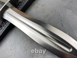 Lom Custom Handmade D2-tool Steel Hunting Dagger Knife With Micarta Handle