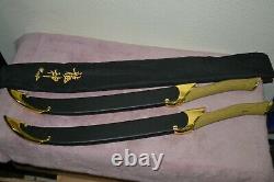 Lord of the Rings 2x fighting knives of Legolas sword dagger cosplay Elven NICE