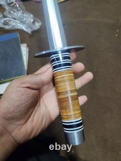 Lot of 10 Carbon Steel Leather Daggers & Knives Premium Handcrafted No Tariff US