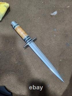 Lot of 10 Carbon Steel Leather Daggers & Knives Premium Handcrafted No Tariff US