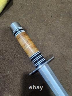 Lot of 10 Carbon Steel Leather Daggers & Knives Premium Handcrafted No Tariff US