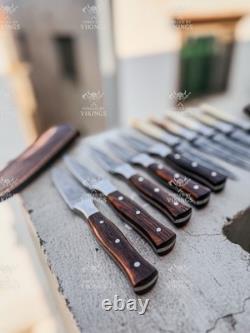 Lot of 20 Handmade Damascus Steel Boot Daggers Fixed Blade Knives Full Tang