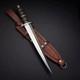 Lot Of 3 Pcs-arkansas Toothpick Dagger Handmade D2 Dagger Hunting Knives