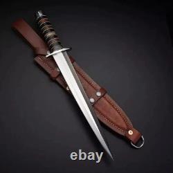 Lot of 3 Pcs-Arkansas Toothpick Dagger Handmade D2 Dagger Hunting knives