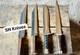Lot Of 4pcs-custom Handmade Hunting Seax&dagger Bowie Knives With Sheath