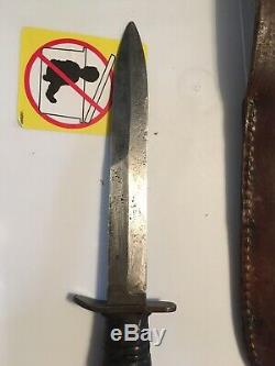 M3 Fighting Knife Dagger With Sheath Unknown Maker