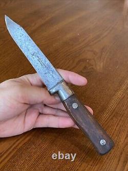 MALSCH & AMBRONN German WW2 Boot Trench Knife Old Fighting Combat WWII Dagger