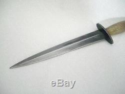 MINTY Authentic WWII FAIRBAIRN SYKES Fighting Commando Throwing Dagger Knife B2