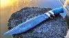 Making A San Mai Fighting Knife Damascus U0026 Hitachi Blue