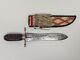 Massive Dagger Made From File Marked Nwc W Beaded Sheath By Diane Chambers 2000