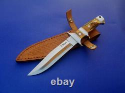 Master Ricardo Velarde Maker Custom Made Baby Bear Full Integral Hunter Knife