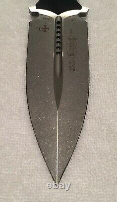Microtech Knives SBD D/E Borka Dagger Stonewashed Blade Standard XHP 201-10 G-10