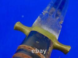 Middle East WW2 US Bring Back Fighting Knife Dagger with Sheath