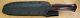 Mike Irie Ts-6 Dagger Maroon Linen Micarta Cpm-154 Fixed Blade Knife, Kydex
