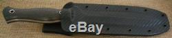 Mike Irie TS-6 Tactical Fixed Blade Dagger Knife, Prototype, Black Carbon Fiber