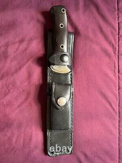 Mint? Vintage Al Mar 3004 Seki Japan Fighting Knife/Dagger withSheath. Engraved