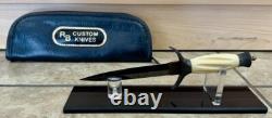 NOS! Ray Beers Custom Knives Fixed Blade Dagger #025 PERFECT CONDITION