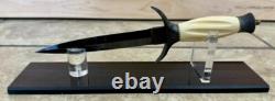 NOS! Ray Beers Custom Knives Fixed Blade Dagger #025 PERFECT CONDITION