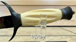 NOS! Ray Beers Custom Knives Fixed Blade Dagger #025 PERFECT CONDITION