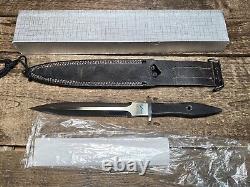 NOS Vintage Blackjack Tartan Dirk BJ-150 fixed blade knife dagger with sheath