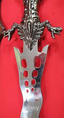 New Emblazon Of Knife 19 Medussa Stainless Steel Blade Display Knife Dagger