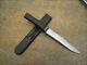 Nice Old Vietnam War-era Theater-made Carbon Steel Dagger Boot Or Fighting Knife