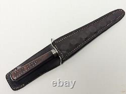 Old Dominion Forge 13.75 Dagger with Studded Wood Pommel & Custom Leather Sheath