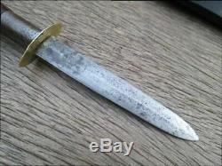 Old Vintage Antique 1800s Fighting Bowie Dagger Boot Knife Possible Civil War