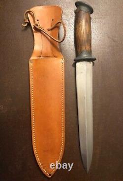 One of a Kind WW2 Fighting Knife -New Caldonia Related -LARGE Dagger -US WWII