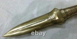 One of a kind Full Brass Golden THE MUMMY's DAGGER