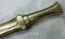 One of a kind Full Brass Golden THE MUMMY's DAGGER