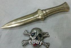 One of a kind Full Brass Golden THE MUMMY's DAGGER