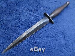 Original British 2nd Pattern Fairbairn Sykes Dagger Fighting Knife And Sheath